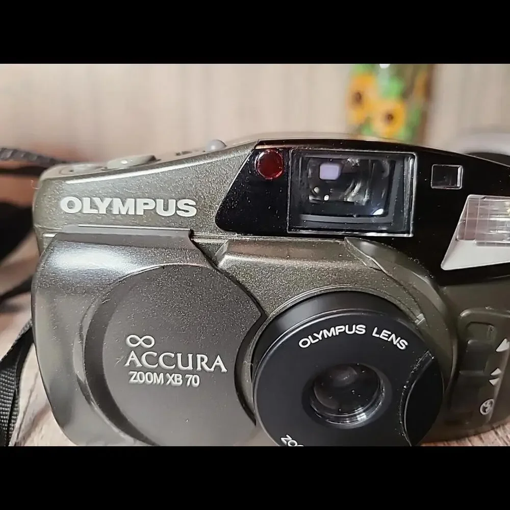 Olympus Infinity Acura Zoom XB 70 With Ambico Case What's Shoulder Strap
